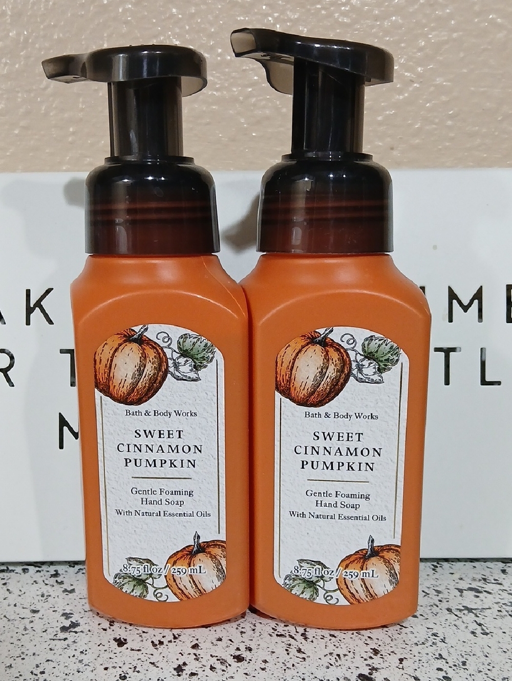 Bath & Body Works Sweet Cinnamon Pumpkin Foaming Hand Soap Bundle